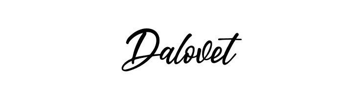 Dalovet  नि: शुल्क फ़ॉन्ट्स डाउनलोड