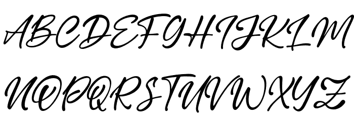 Dalovet Schriftart Groß