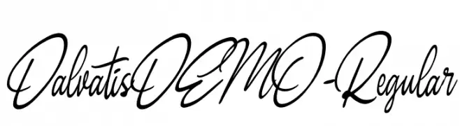 DalvatisDEMO-Regular  Fuentes Gratis Descargar