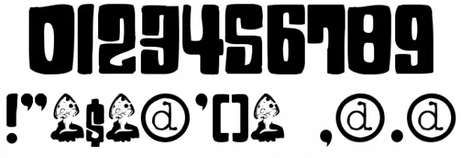 Dam it Font OTHER CHARS