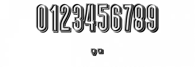 Dama Regular Font OTHER CHARS