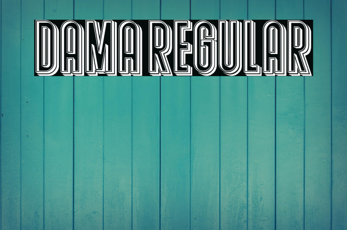 Dama Regular Example 1