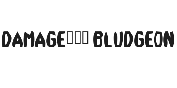 Damage!" Bludgeon Logo