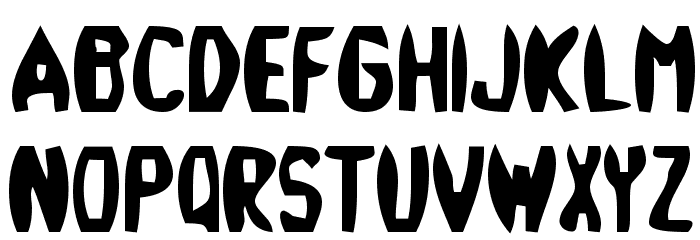 Damage!` Bludgeon Font LOWERCASE