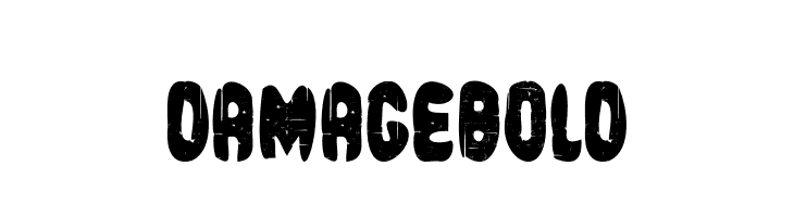 Damage Bold  لخطوط تنزيل