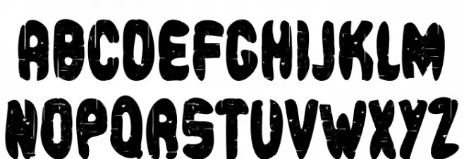 Damage Bold フォント 大文字