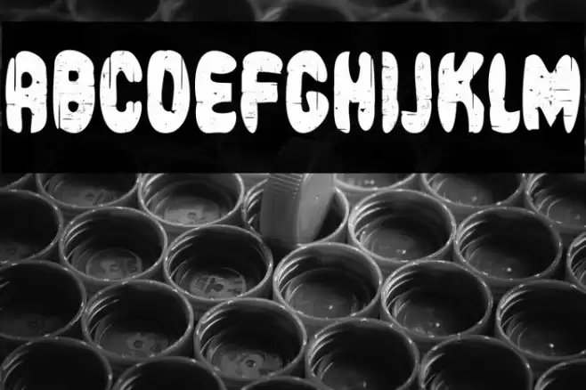 Damage Bold Font examples