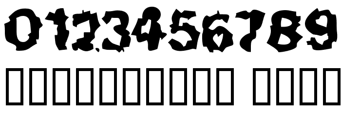 Damage!` Maim Font OTHER CHARS