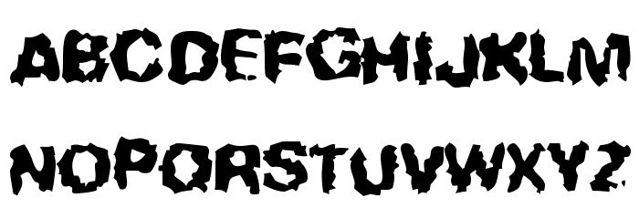 Damage!` Maim Font LOWERCASE