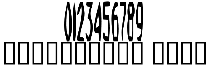 Damage!` Stab Font OTHER CHARS