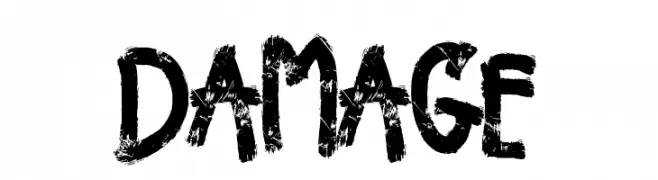 Damage  Fuentes Gratis Descargar