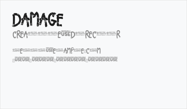 Damage Business Card