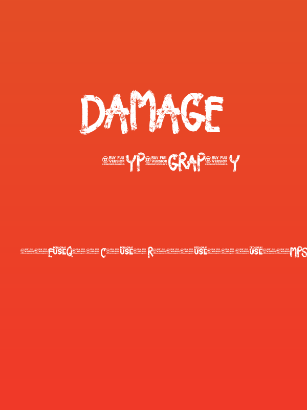 Damage Poster