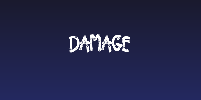 Damage Social Header
