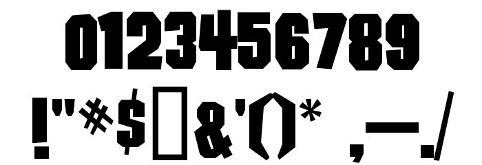 Damaged Goods Font OTHER CHARS