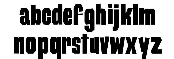 Damaged Goods Font LOWERCASE