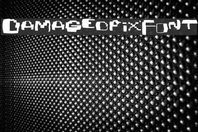 Damagedpixfont Example 1