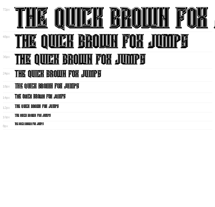 Damages 3D Filled Regular Waterfall