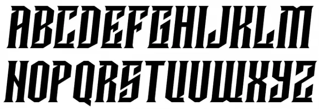 Damages Italic Fonte MAIÚSCULAS