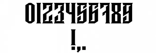 Damages Regular Font OTHER CHARS