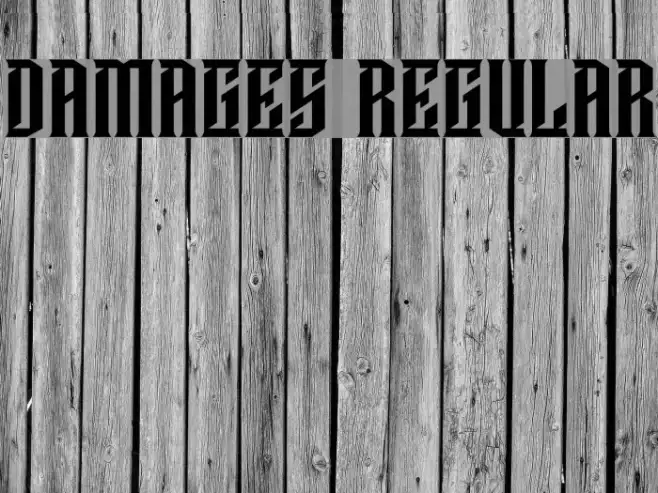 Damages Regular Example 2