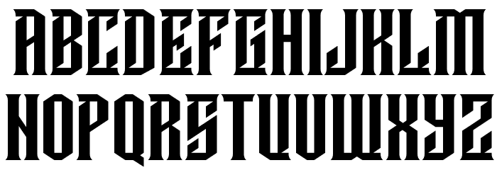 Damages Regular Font LOWERCASE
