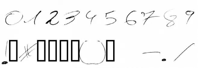 Damagrafik Script Regular Font OTHER CHARS