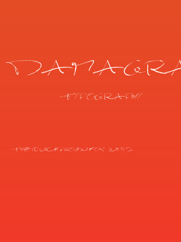 Damagrafik Script Regular Poster