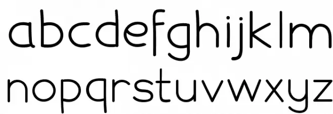 DamaiPelajar 字体 小写