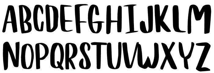 Damals Quelle Font UPPERCASE