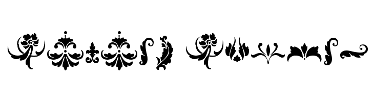 Damask Dings1  免费字体下载