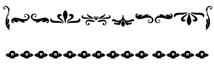 Damask Dings1 Font OTHER CHARS
