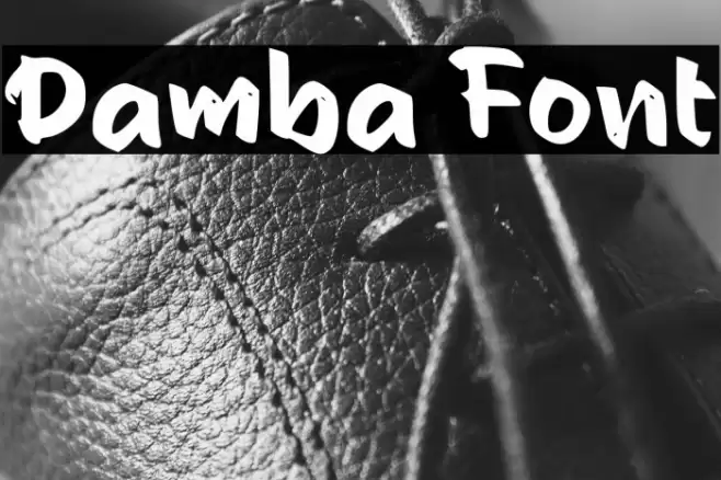 Damba Font examples