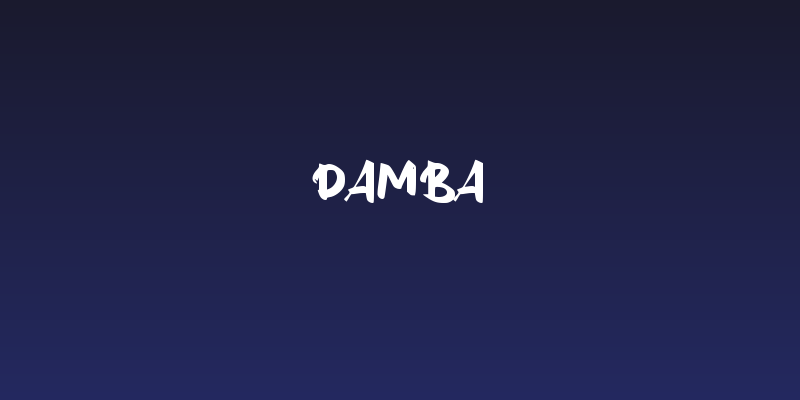Damba Social Header