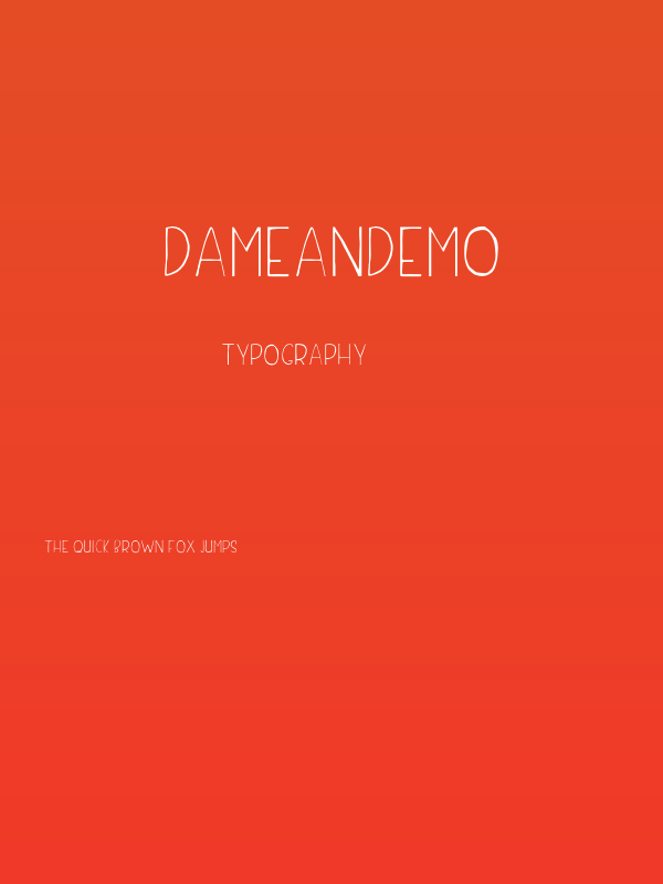 DameanDemo Poster