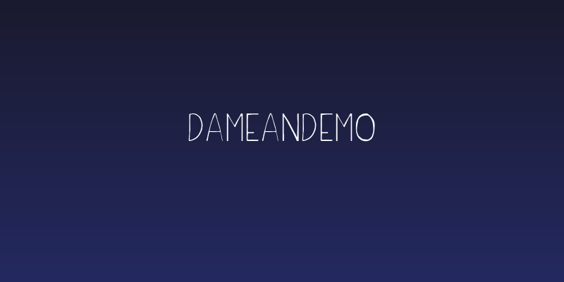 DameanDemo Social Header