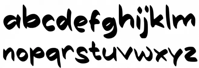Damel Font LOWERCASE