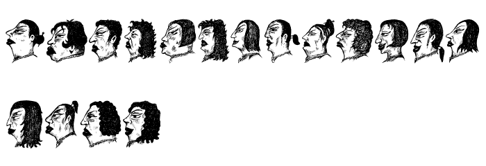 Damen Regular Font LOWERCASE