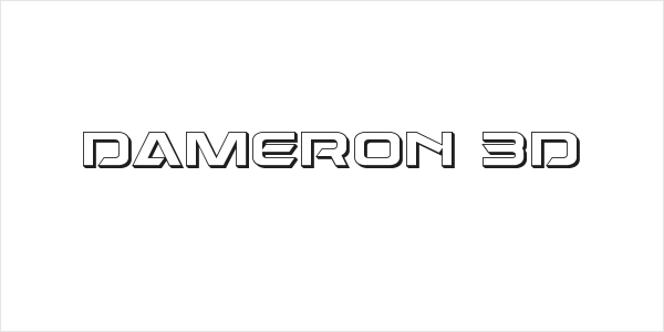 Dameron 3D Logo