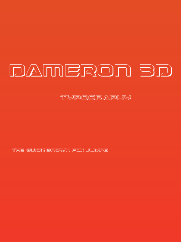 Dameron 3D Poster