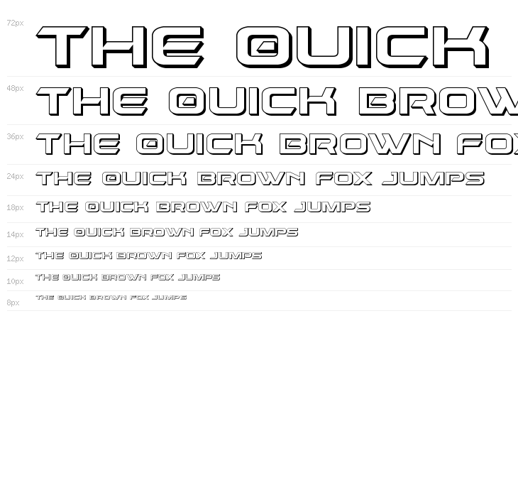 Dameron 3D Waterfall