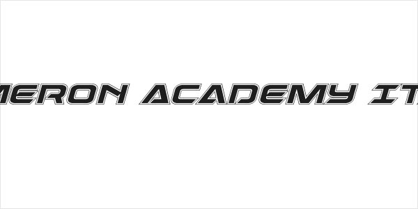 Dameron Academy Italic Logo