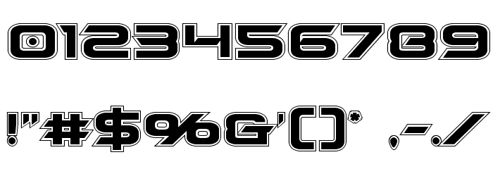 Dameron Academy Font OTHER CHARS
