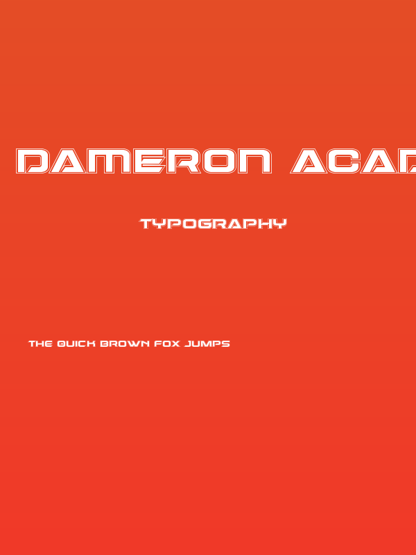 Dameron Academy Poster