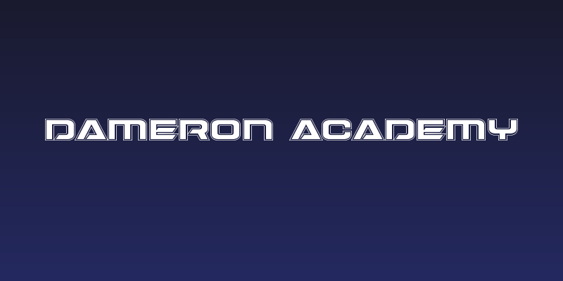 Dameron Academy Social Header