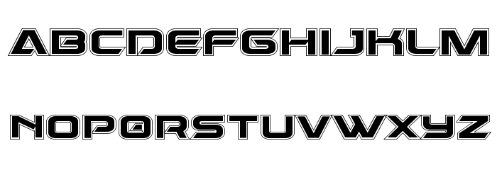 Dameron Academy Font LOWERCASE