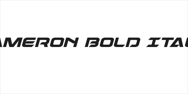 Dameron Bold Italic Logo