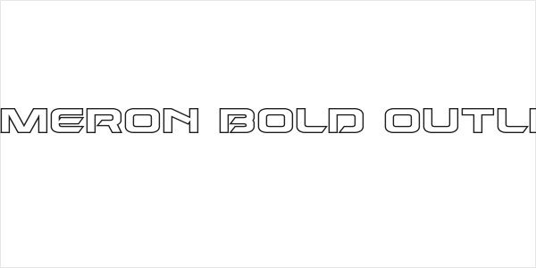 Dameron Bold Outline Logo