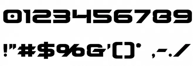 Dameron Bold Font OTHER CHARS