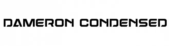 Dameron Condensed  Free Fonts Download